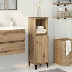vidaXL Bathroom Cabinet Artisan Oak 30x30x100 cm Engineered Wood 1