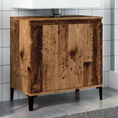vidaXL Sink Cabinet Old Wood 58x33x60 cm Engineered Wood 1