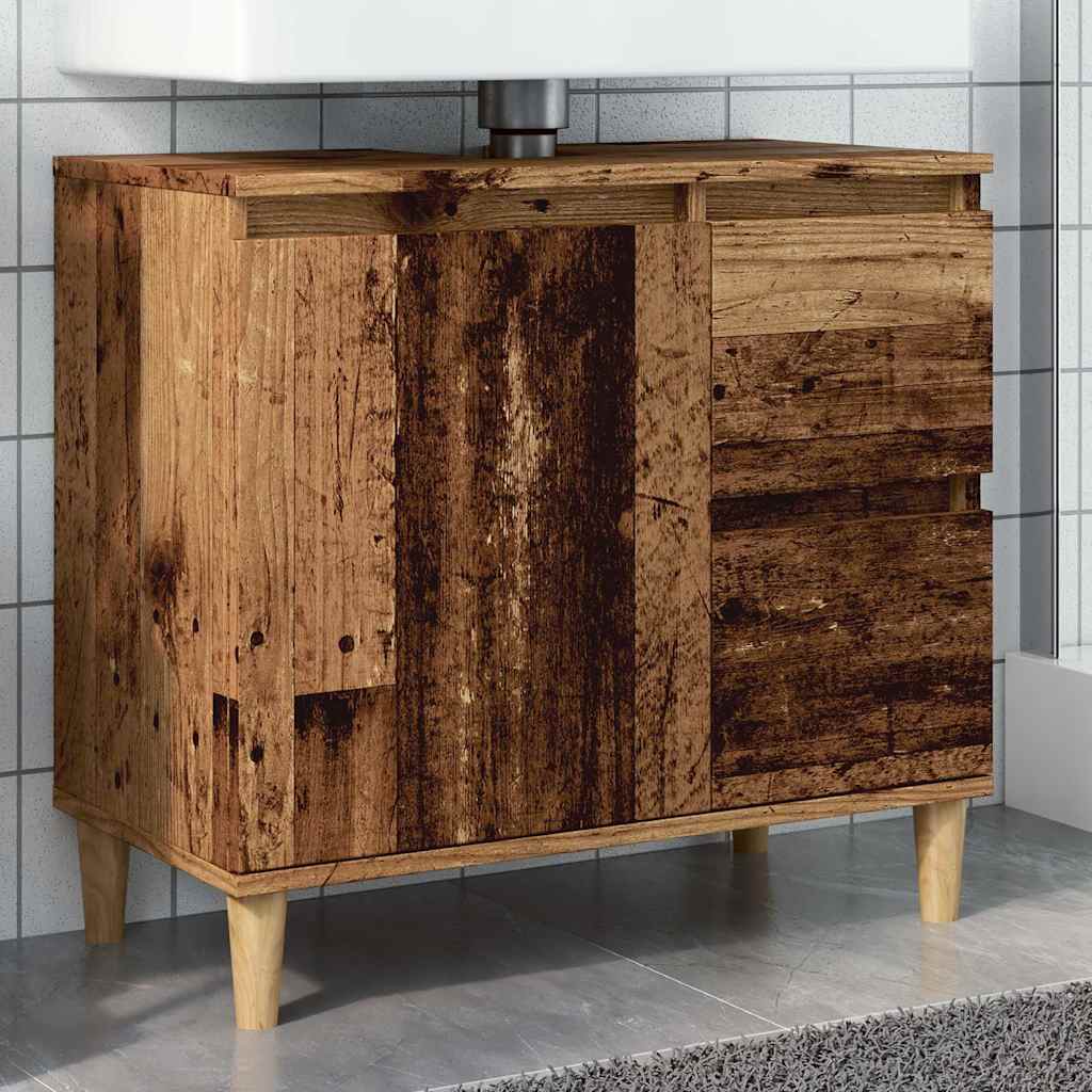 vidaXL Bathroom Cabinet 65x33x60 cm Engineered Wood