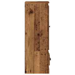 vidaXL Highboard Old Wood 36x35.5x103.5 cm Engineered Wood 6