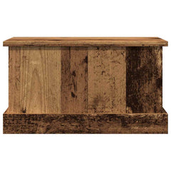 vidaXL Storage Box Old Wood 30x50x28 cm Engineered Wood 4