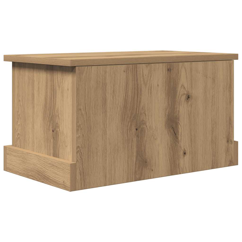 vidaXL Storage Box Artisan Oak 30x50x28 cm Engineered Wood 6