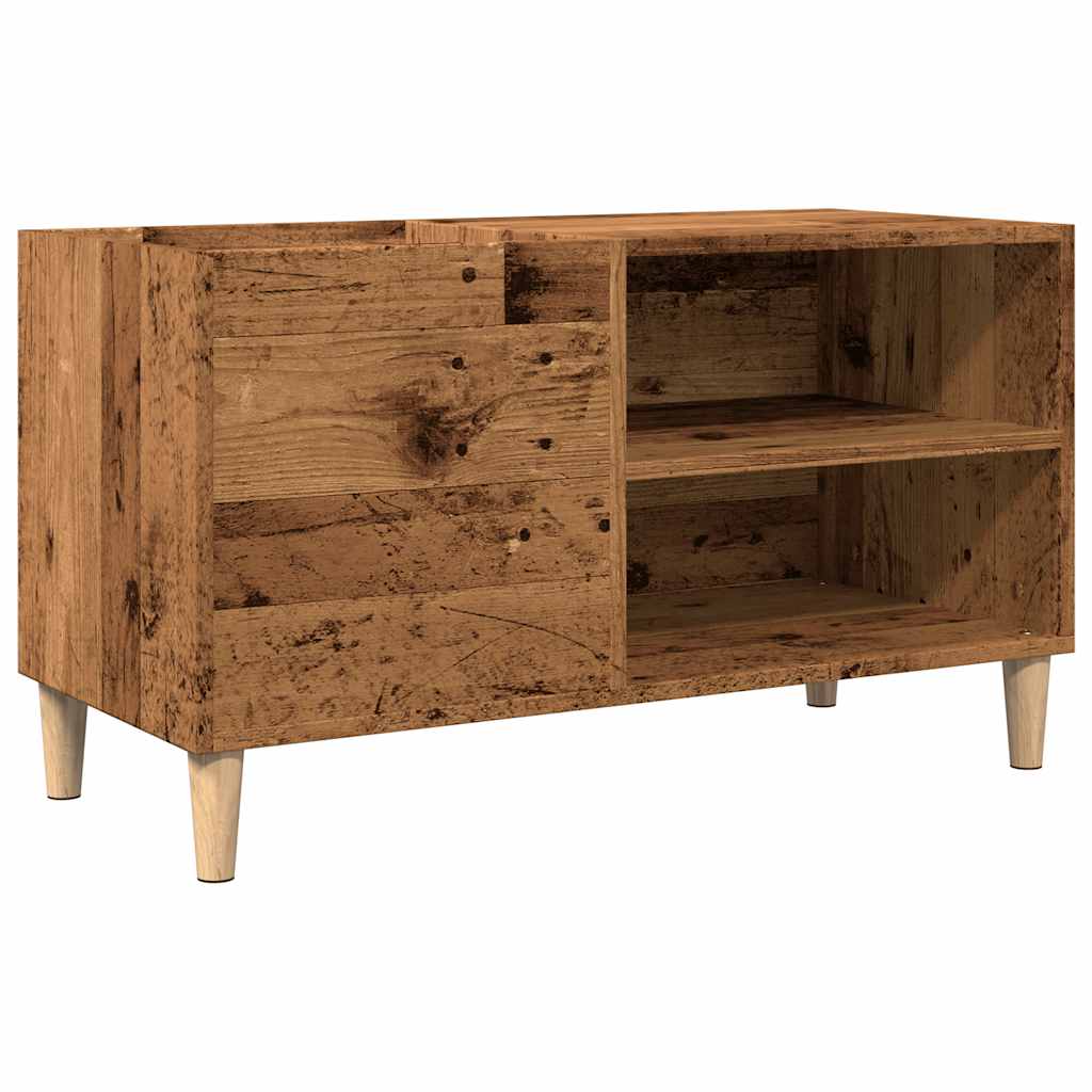 vidaXL Record Cabinet Old Wood 84.5x38x48 cm Engineered Wood 2