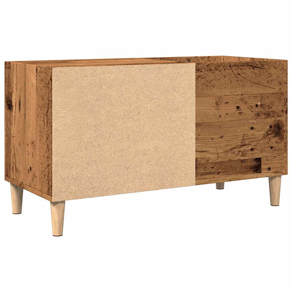 vidaXL Record Cabinet Old Wood 84.5x38x48 cm Engineered Wood 6