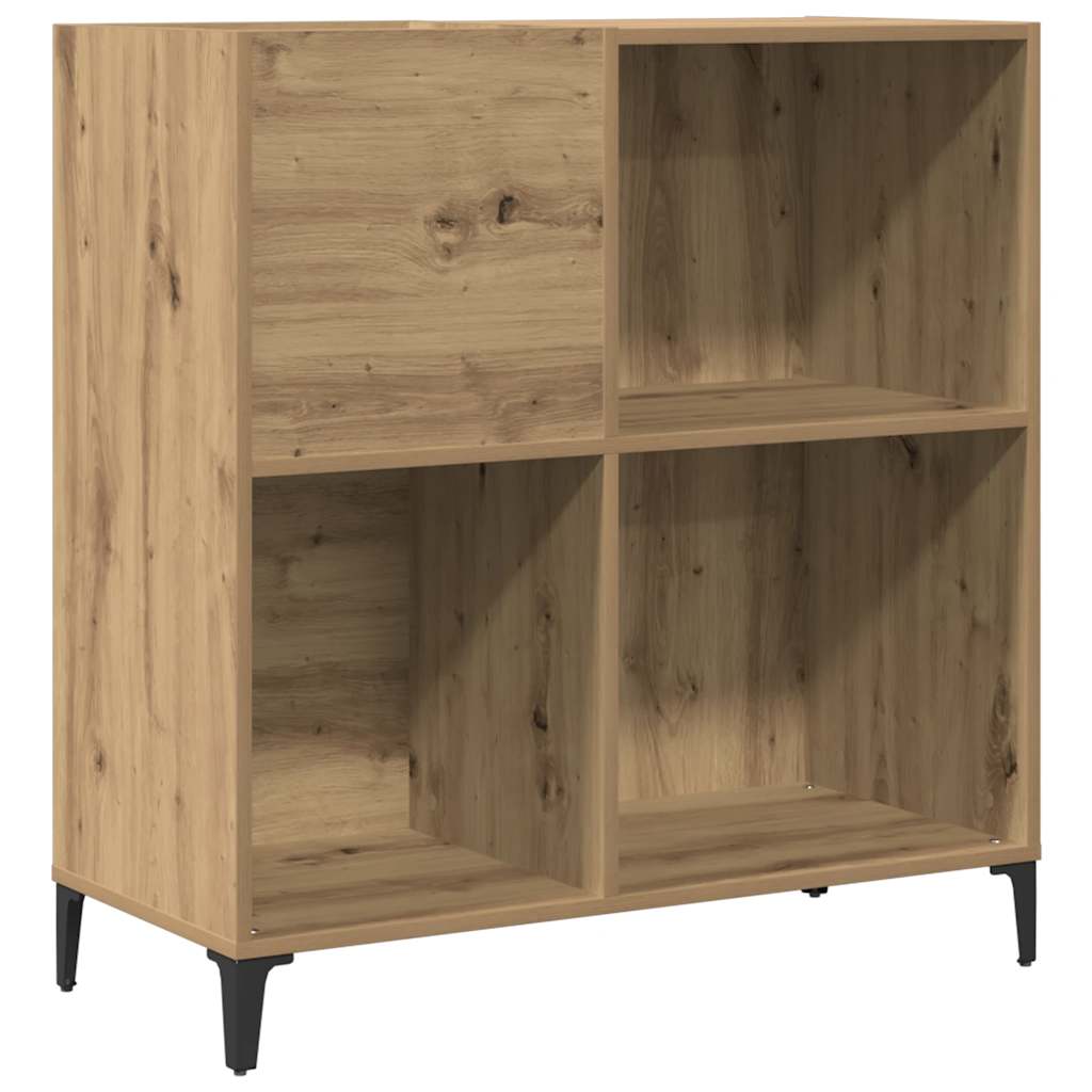 vidaXL Record Cabinet Artisan Oak 84.5x38x89 cm Engineered Wood 2