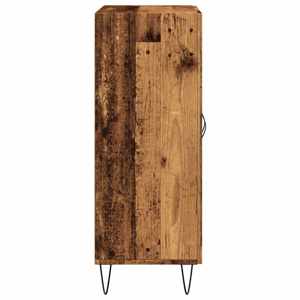 Sideboard 69,5x34x90 cm Engineered Wood Old wood