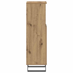 vidaXL Bathroom Cabinet Artisan Oak 30x30x100 cm Engineered Wood 5