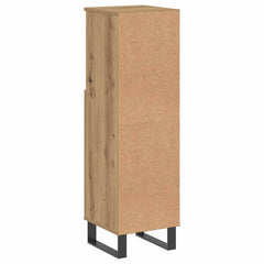 vidaXL Bathroom Cabinet Artisan Oak 30x30x100 cm Engineered Wood 6
