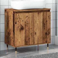 vidaXL Bathroom Cabinet Old Wood 58x33x60 cm Engineered Wood 1