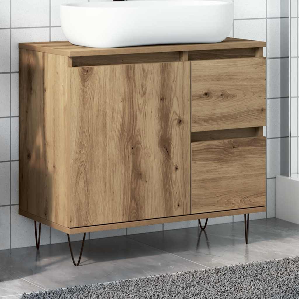 vidaXL Bathroom Cabinet 65x33x60 cm Engineered Wood