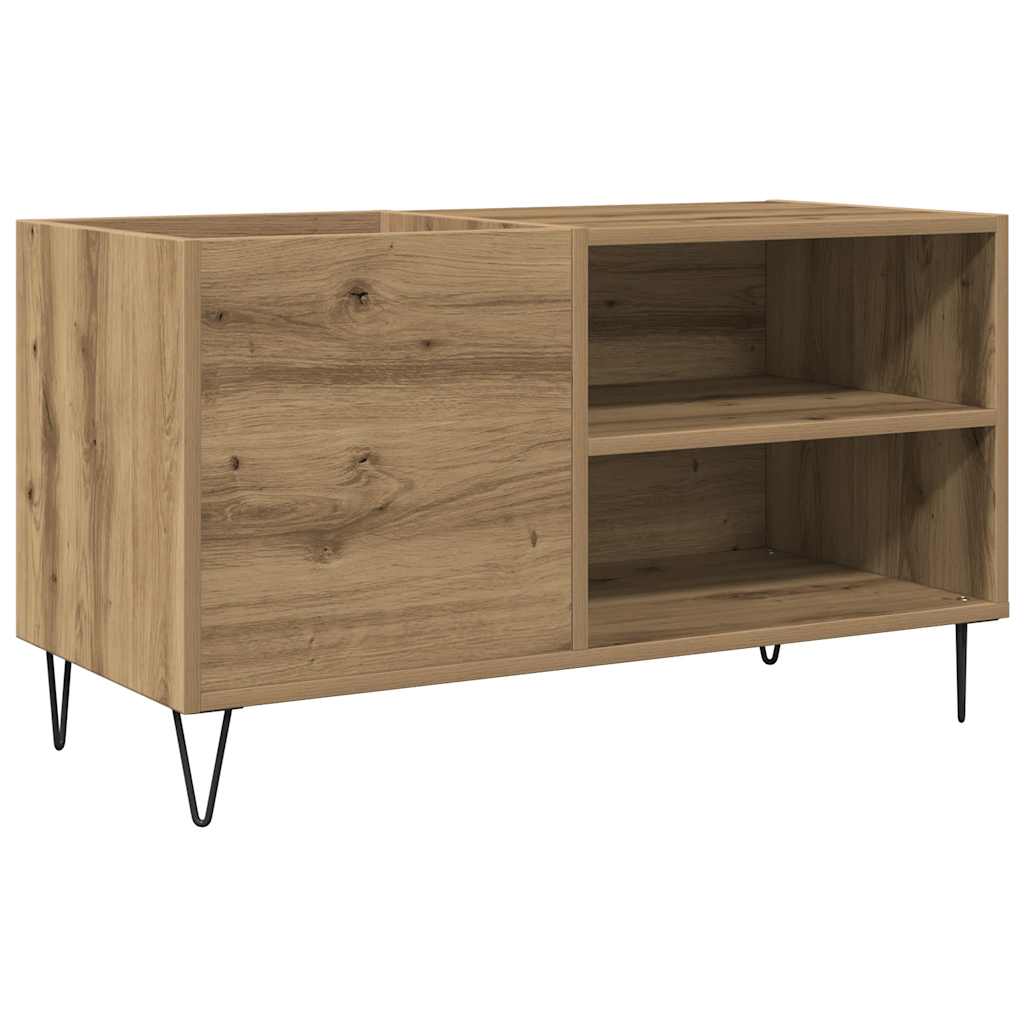 vidaXL Record Cabinet Artisan Oak 84.5x38x48 cm Engineered Wood 2