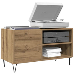vidaXL Record Cabinet Artisan Oak 84.5x38x48 cm Engineered Wood 1