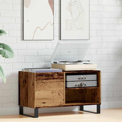 vidaXL Record Cabinet Old Wood 84.5x38x48 cm Engineered Wood 3