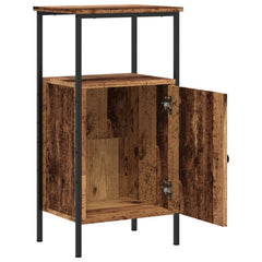 vidaXL Bedside Cabinet Old Wood 41x31x80 cm Engineered Wood 4