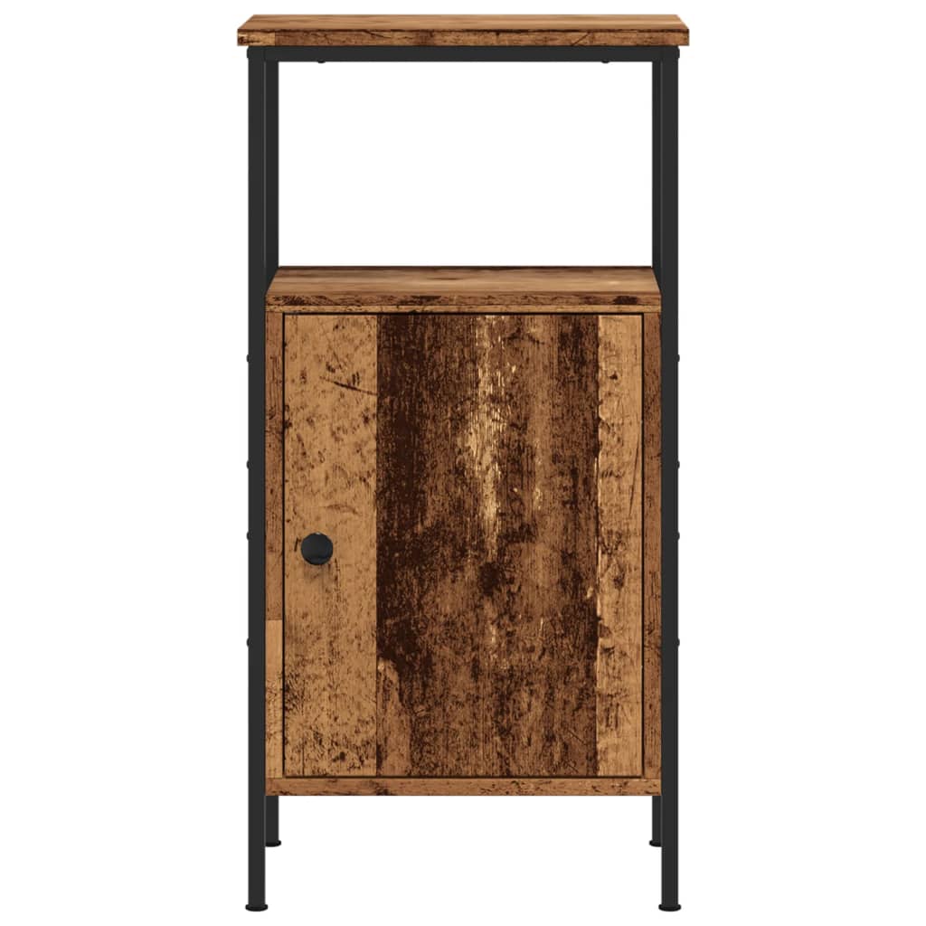 vidaXL Bedside Cabinet Old Wood 41x31x80 cm Engineered Wood 5