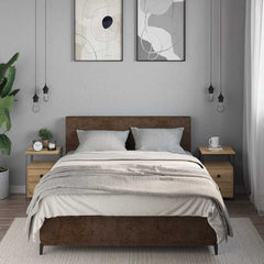 Bedside Cabinet 34x35,5x50 cm Engineered Wood Artisan oak 2