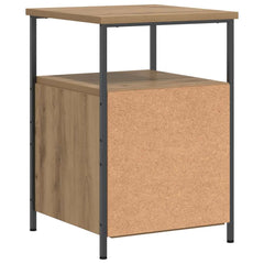 Bedside Cabinet 34x35,5x50 cm Engineered Wood Artisan oak 2
