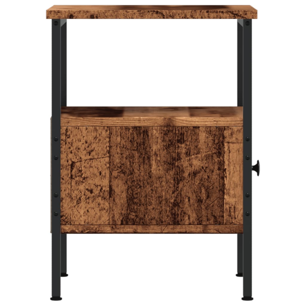 vidaXL Bedside Cabinet Old Wood 34x36x50 cm Engineered Wood 6