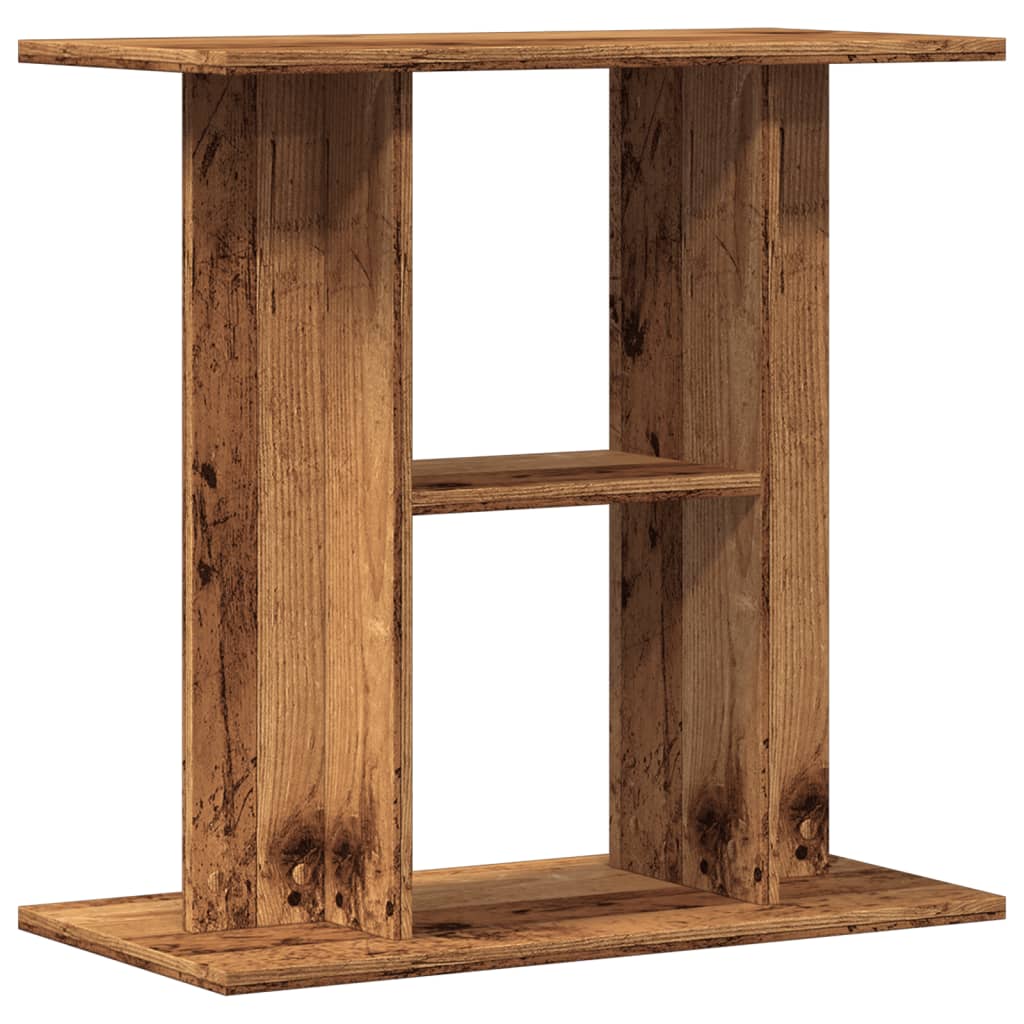 vidaXL Aquarium Stand Old Wood 60x30x60 cm Engineered Wood 2