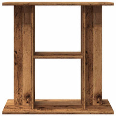 vidaXL Aquarium Stand Old Wood 60x30x60 cm Engineered Wood 4