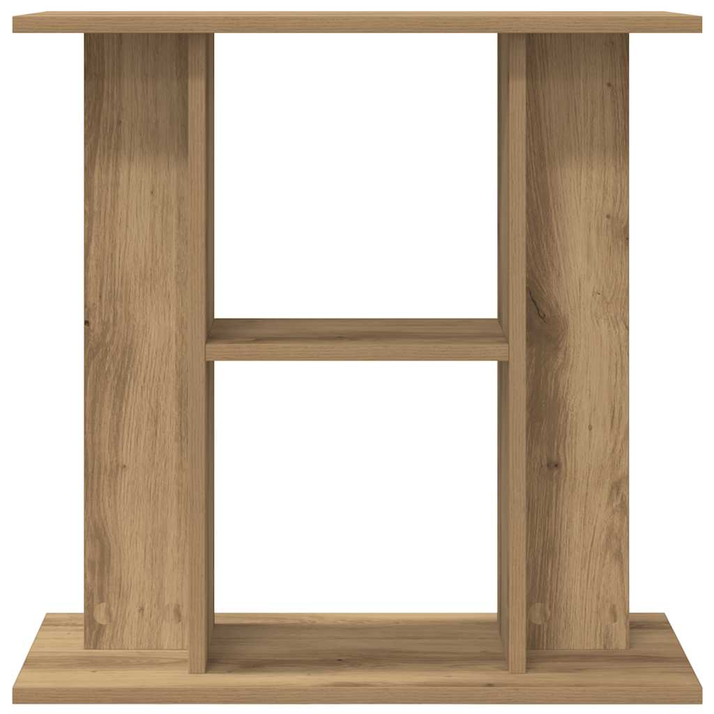 vidaXL Aquarium Stand Artisan Oak 60x30x60 cm Engineered Wood 3