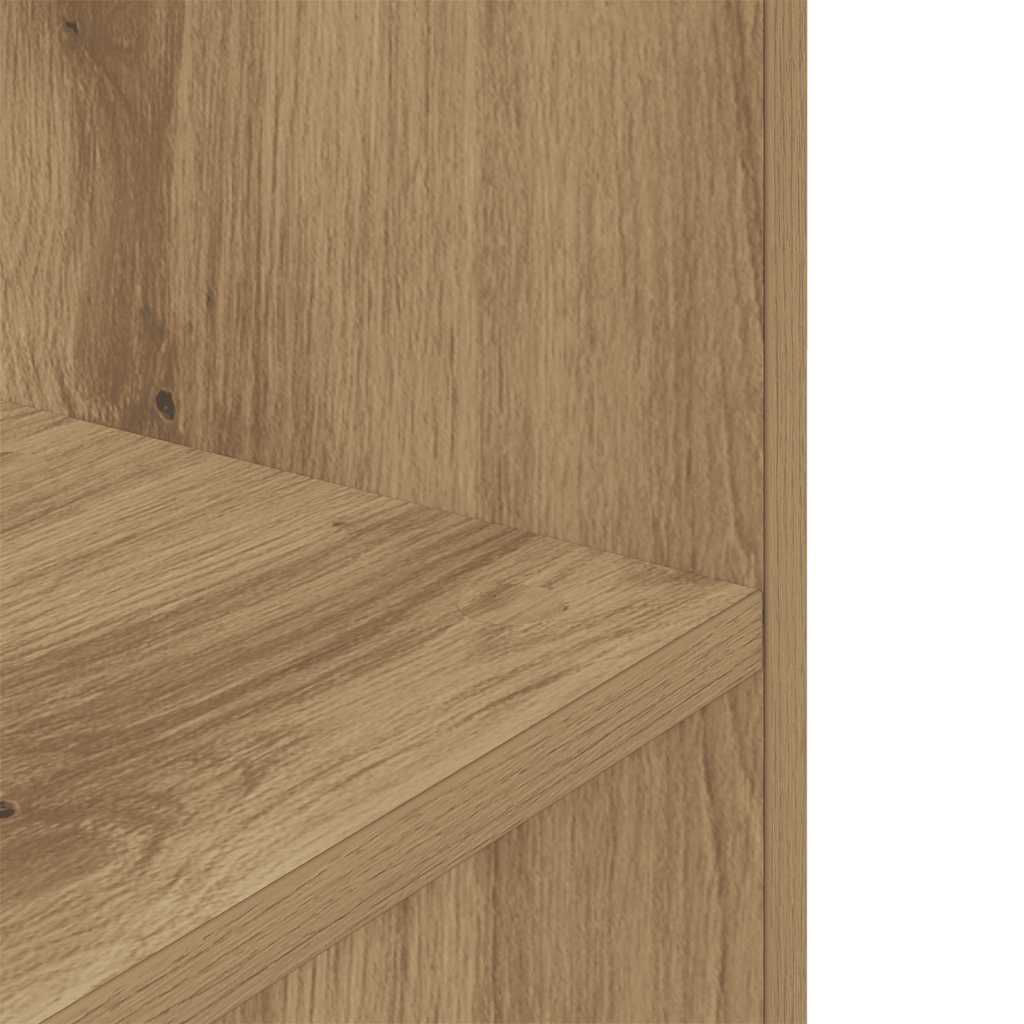 vidaXL Aquarium Stand Artisan Oak 60x30x60 cm Engineered Wood 6