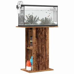 vidaXL Aquarium Stand Old Wood 36x60.5x72.5 cm Engineered Wood 3