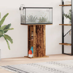 vidaXL Aquarium Stand Old Wood 36x60.5x72.5 cm Engineered Wood 1