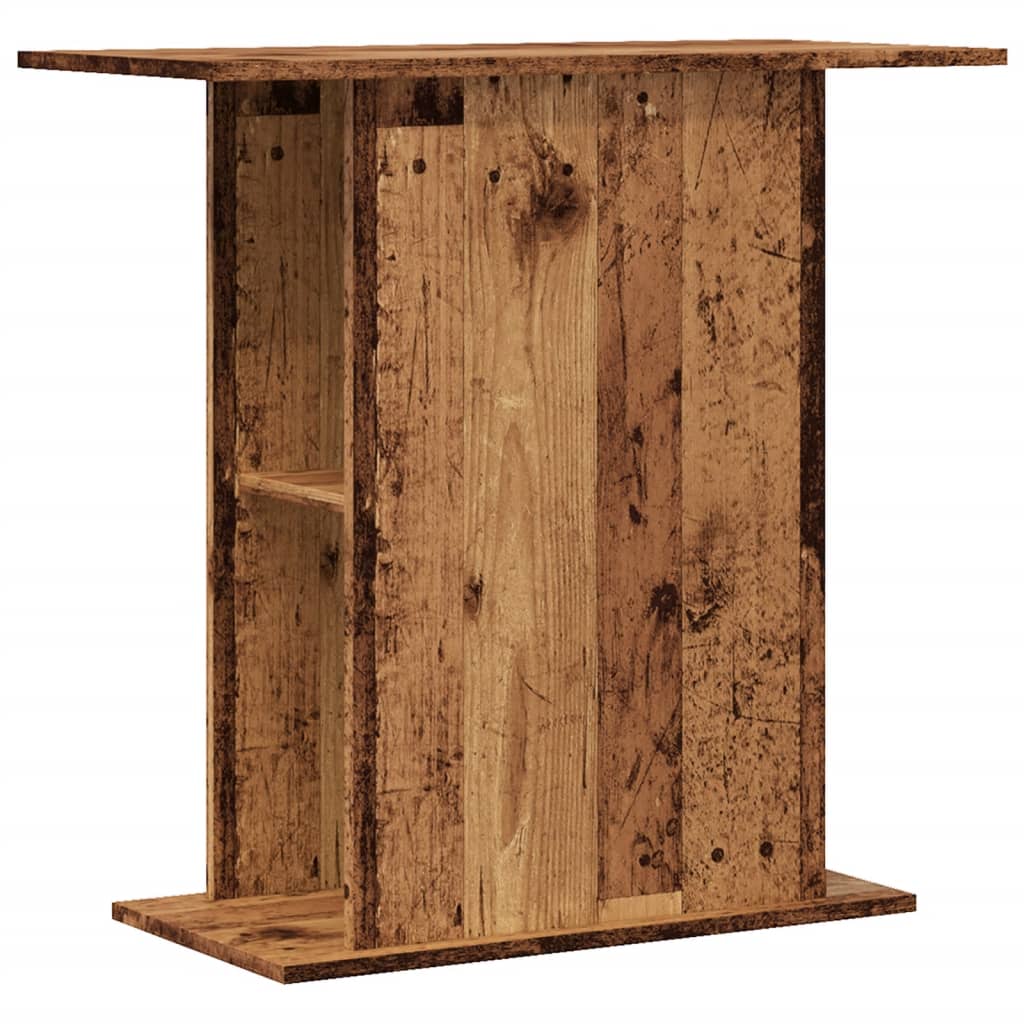 vidaXL Aquarium Stand Old Wood 36x75x72.5 cm Engineered Wood 2
