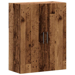 vidaXL Wall Mounted Cabinet Old Wood 69.5x34x90 cm 2