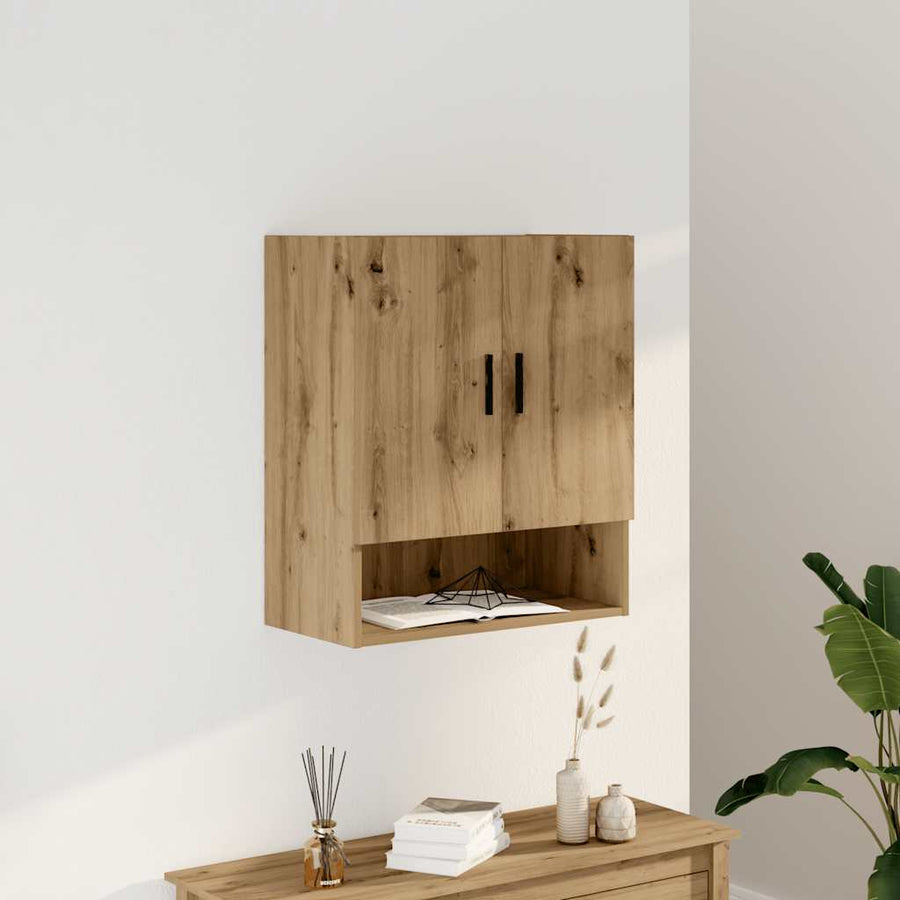 Wall Cabinet Artisan Oak Engineered Wood