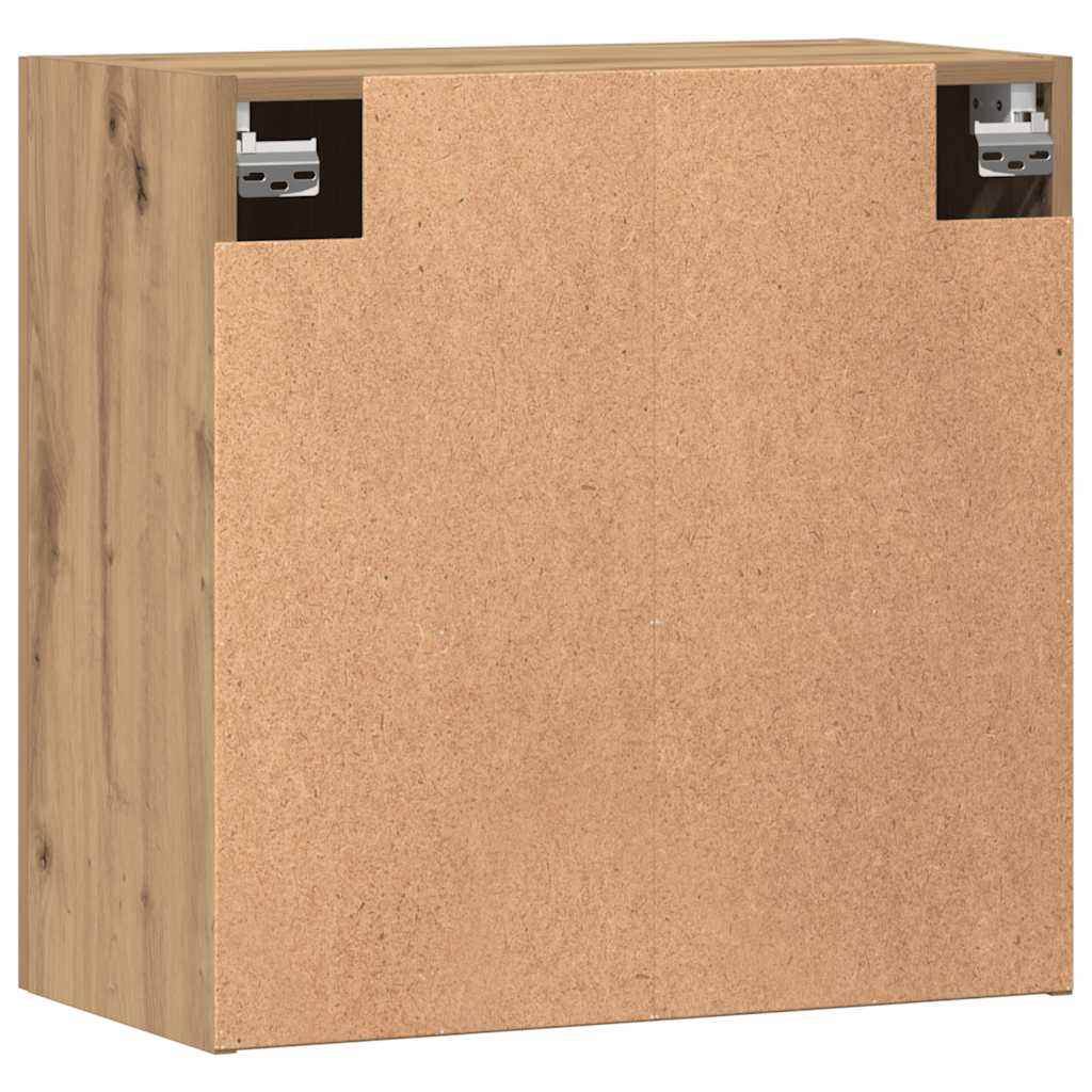 vidaXL Wall Cabinet Artisan Oak 60x31x60 cm Engineered Wood 6