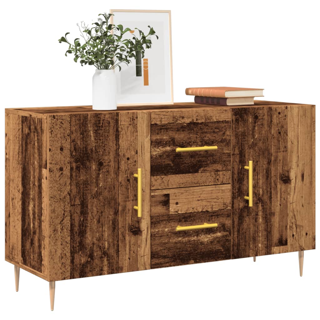 Sideboard 100x36x60 cm Engineered Wood Old wood