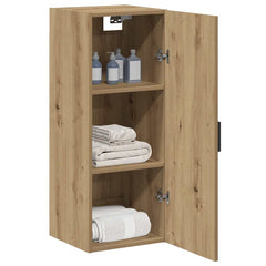 vidaXL Wall Mounted Cabinet Artisian Oak 34.5x34x90 cm Engineered Wood 3