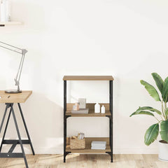 vidaXL Book Cabinet Artisan Oak 50x33x82 cm Engineered Wood 1