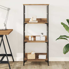 vidaXL Book Cabinet Artisan Oak 50x33x117.5 cm Engineered Wood 3