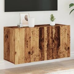 vidaXL TV Cabinet Wall-mounted Old Wood 80x30x41 cm 1