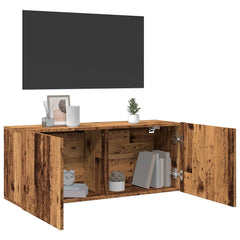 TV Cabinet Wall-mounted 100x30x41 cm Old wood
