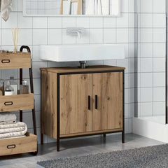 vidaXL Sink Cabinet Artisan Oak 60x30x60 cm Engineered Wood 3