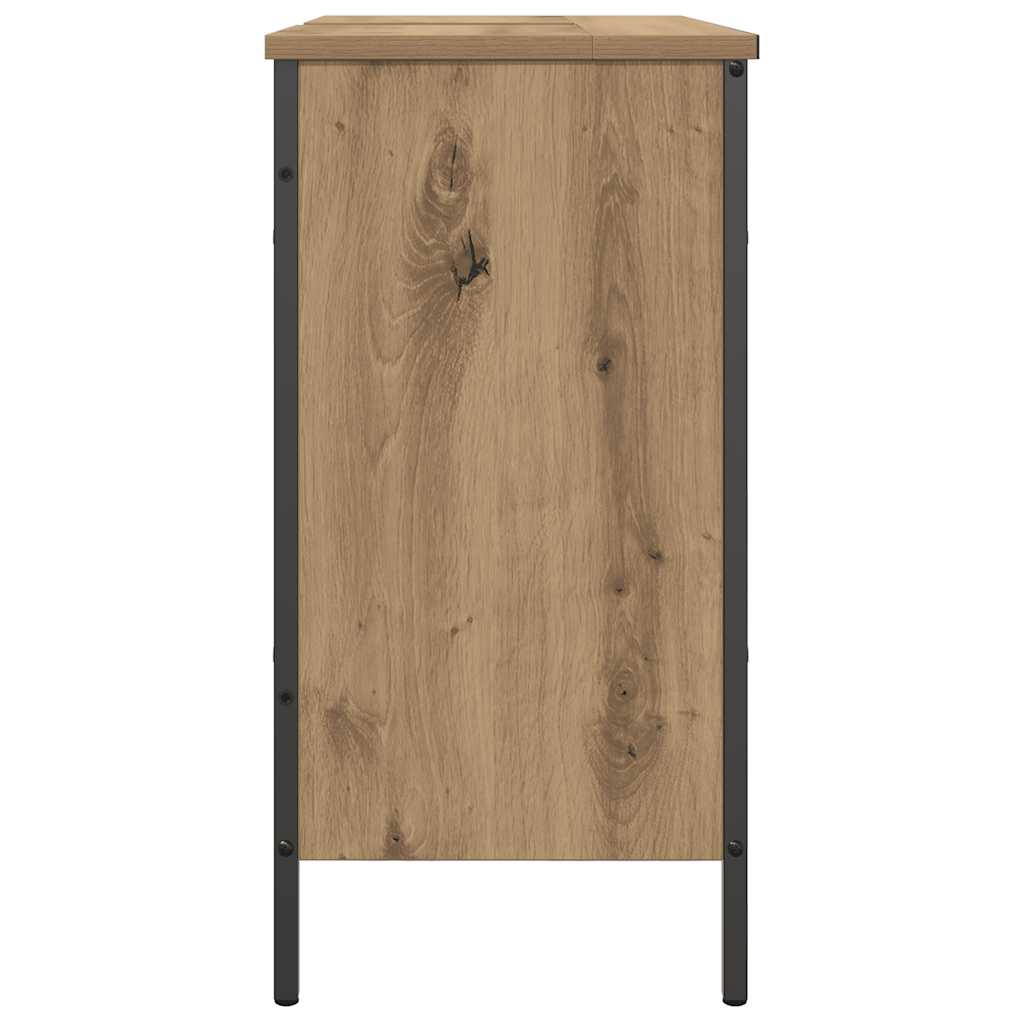 vidaXL Sink Cabinet Artisan Oak 60x30x60 cm Engineered Wood 6