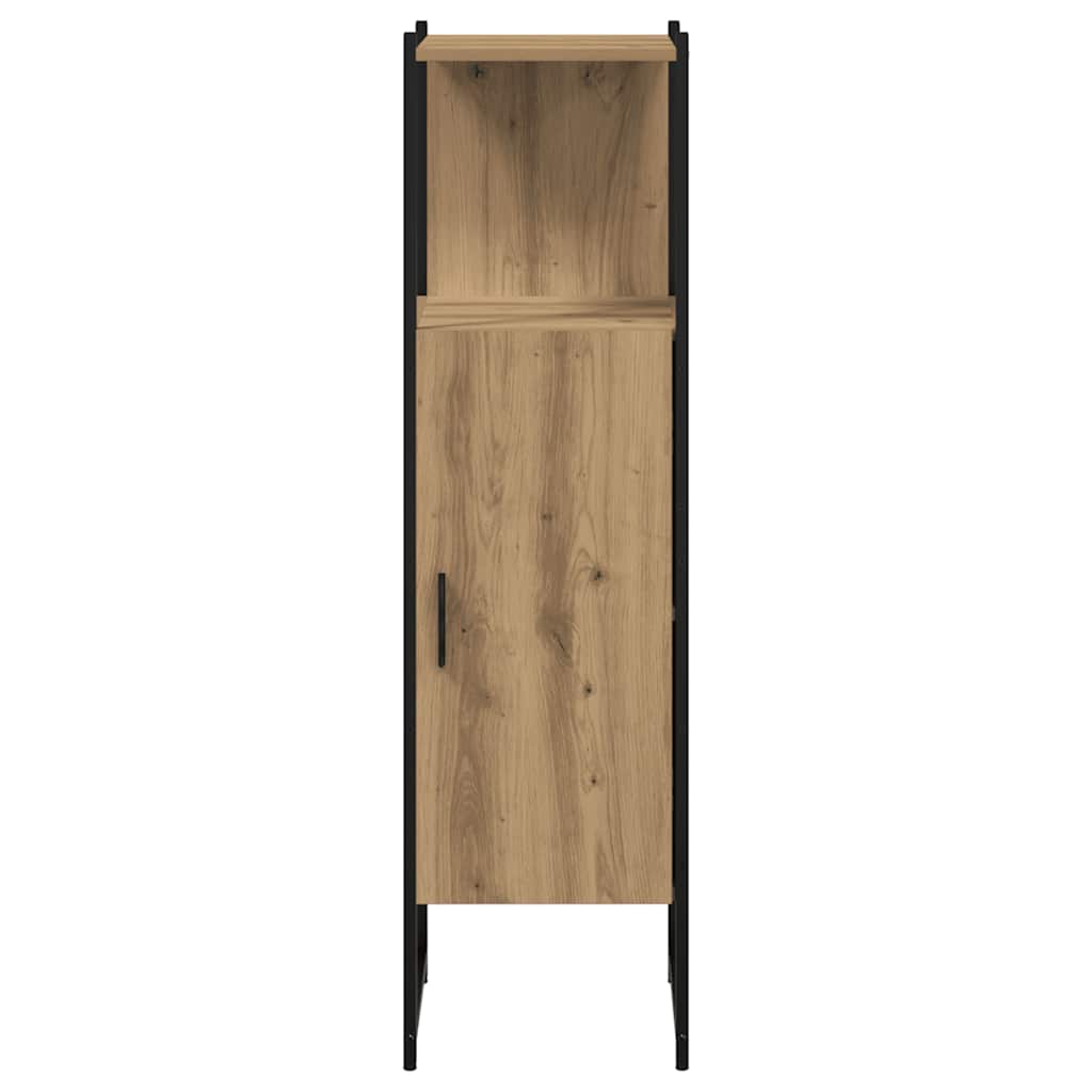 vidaXL Bathroom Cabinet Artisan Oak 33x33x120.5 cm Engineered Wood 5