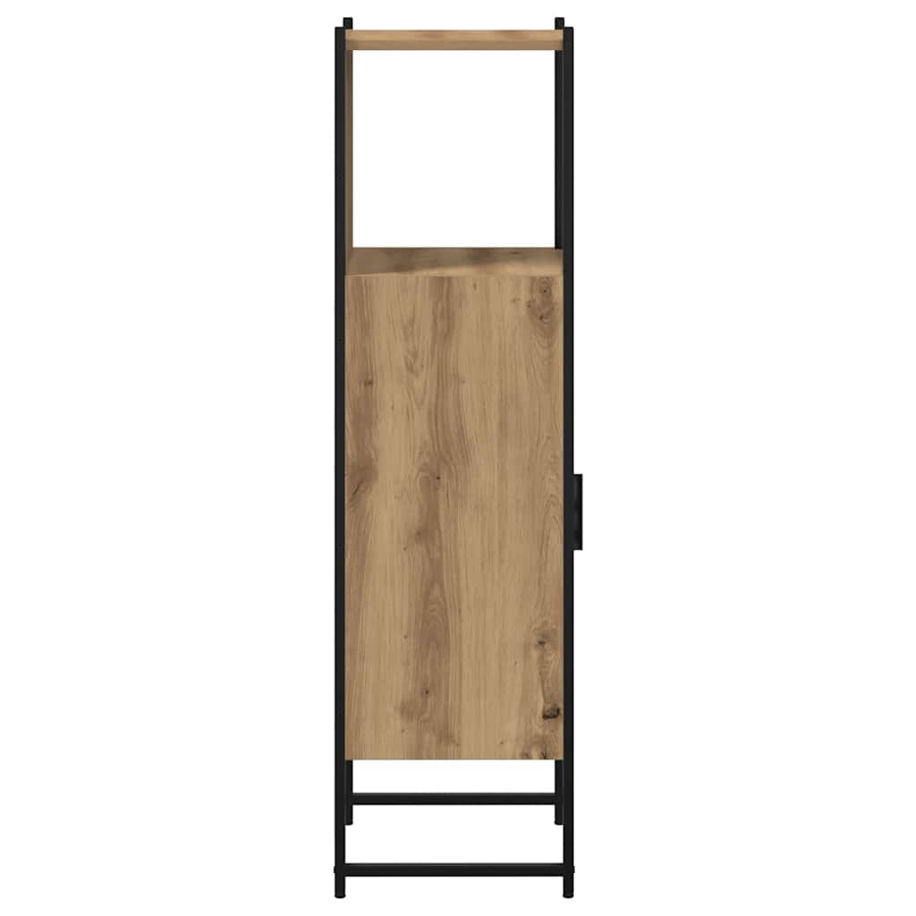 vidaXL Bathroom Cabinet Artisan Oak 33x33x120.5 cm Engineered Wood 6