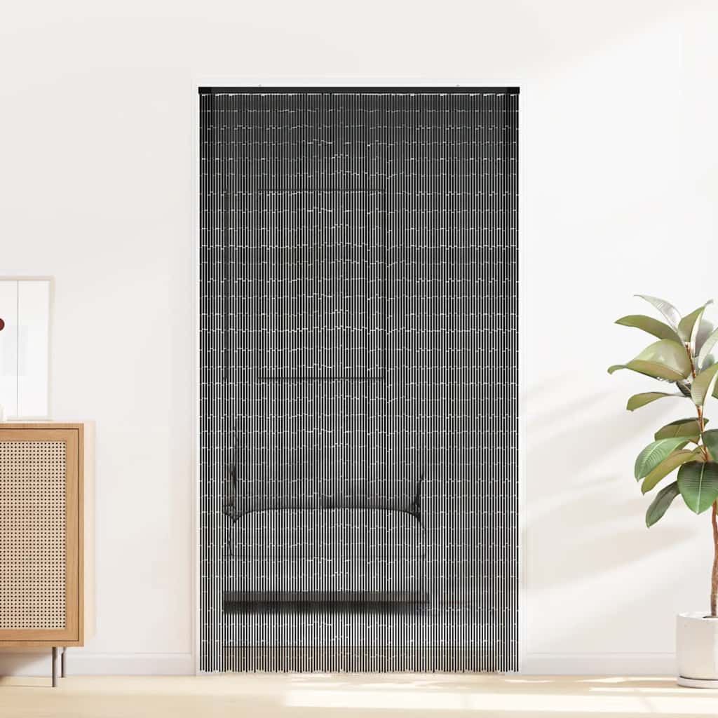 Insect Door Curtain in Dark Grey