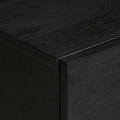 TV Cabinet Black Engineered Wood, image 6