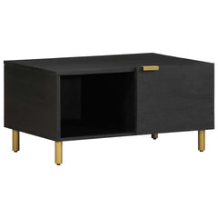 vidaXL Coffee Table Black 80x50x40 cm Engineered Wood 1