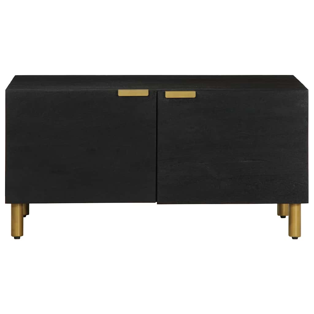 vidaXL Coffee Table Black 80x50x40 cm Engineered Wood 3