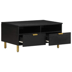 vidaXL Coffee Table Black 80x54x40 cm Engineered Wood 2