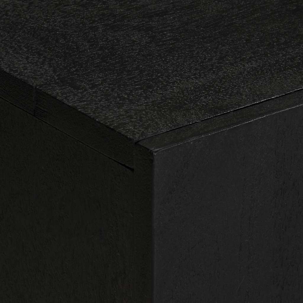 vidaXL TV Cabinet Black 105x33x46 cm Engineered Wood 6