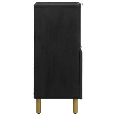 vidaXL Sideboard Black 80x33x75 cm Engineered Wood 4