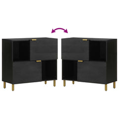 vidaXL Sideboard Black 80x33x75 cm Engineered Wood 6